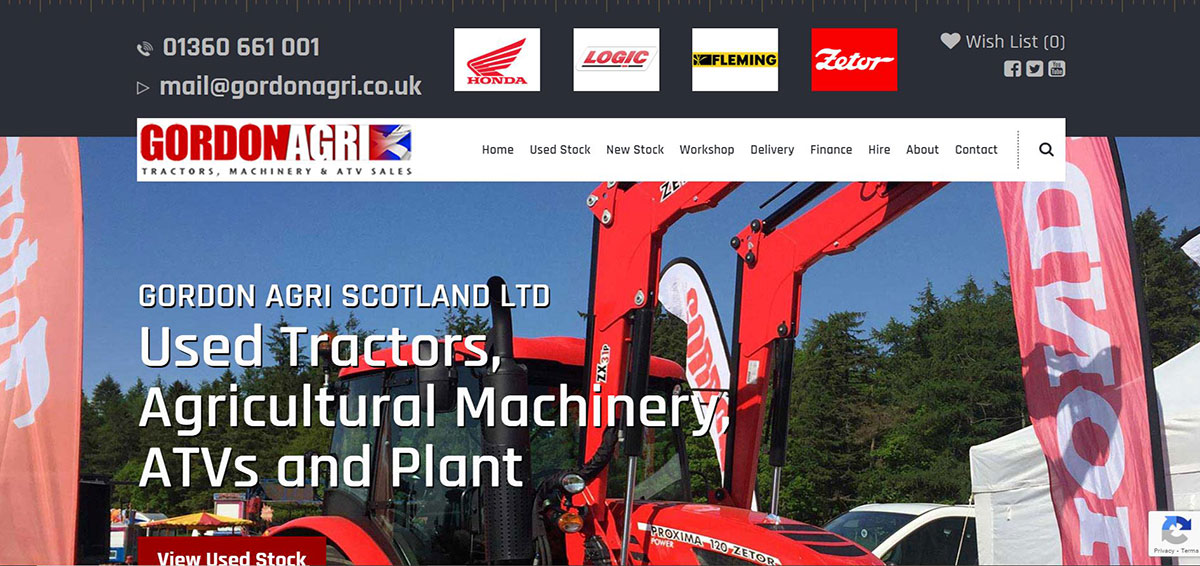 Gordon Agri Scotland Ltd designed by Aehweb