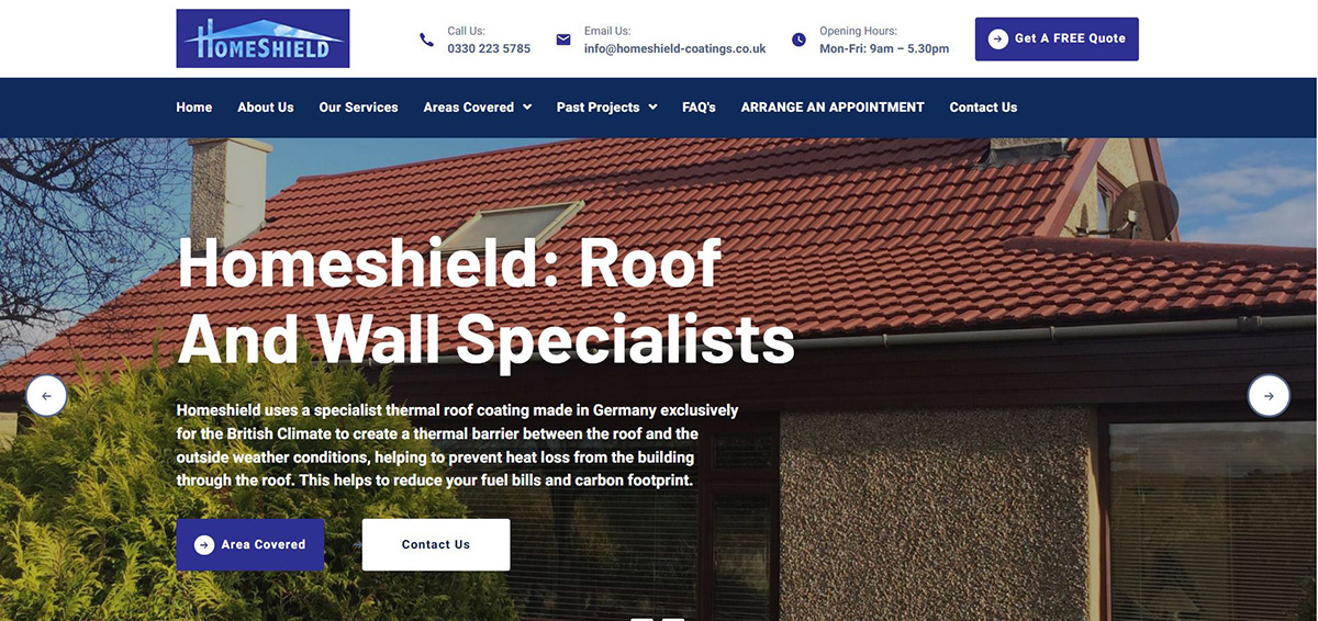 Homeshield: Roof and Wall Coating specialists