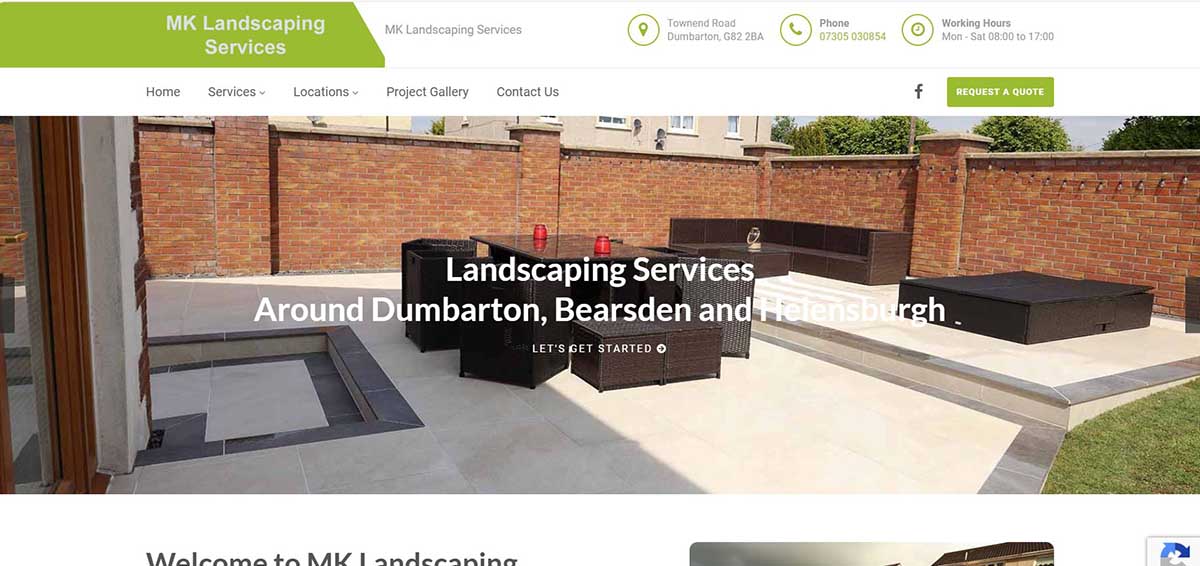 Read more about MK Landscaping Service website MK Landscaping Service